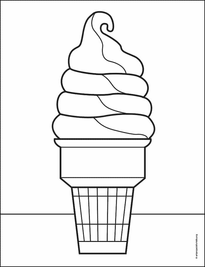 ice cream fun to draw