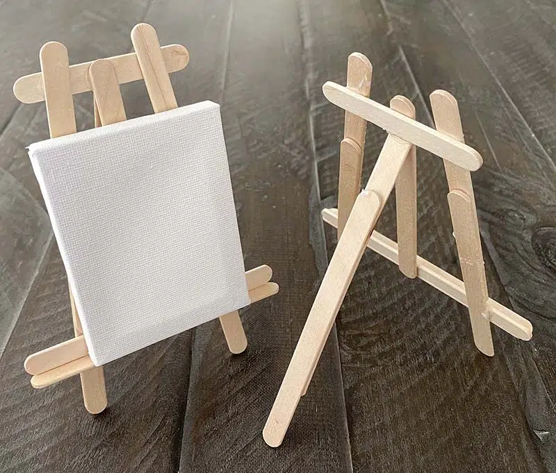 craft stick easels