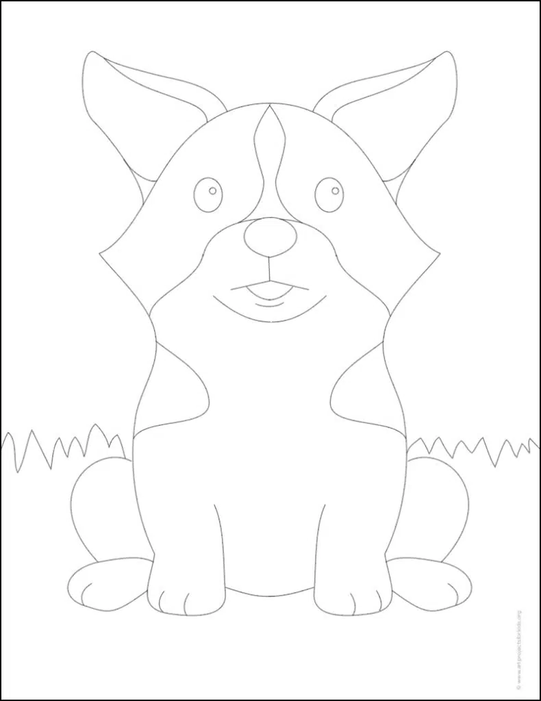 Corgi Tracing page, available as a free download.