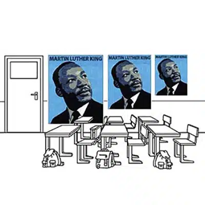 martin luther king stencil