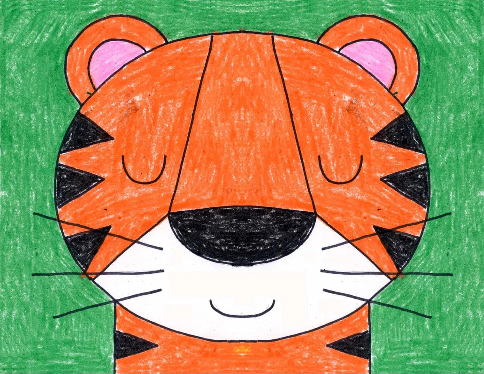 Charcoal drawing Tiger — Hive