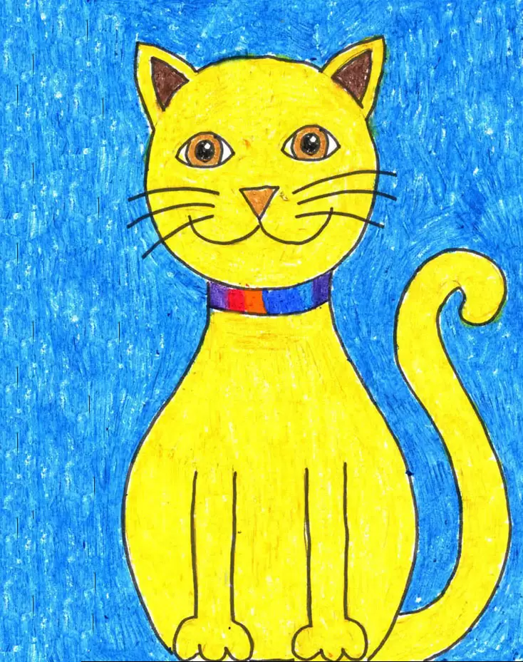 How to Draw a Cat for Kids (Cats) Step by Step | DrawingTutorials101.com-saigonsouth.com.vn