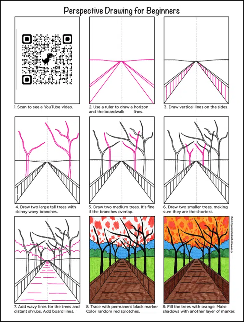 https://artprojectsforkids.org/wp-content/uploads/2022/08/Perspective-Drawing-diagram-QR.jpg.webp