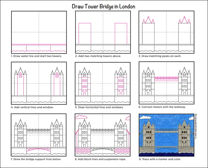 Home | Riverbank Artworks | The Old London Bridge Drawing