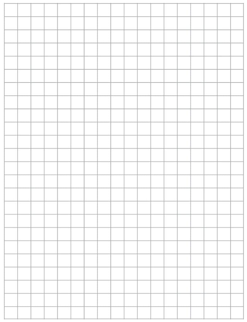 Preview of the Minecraft grid template