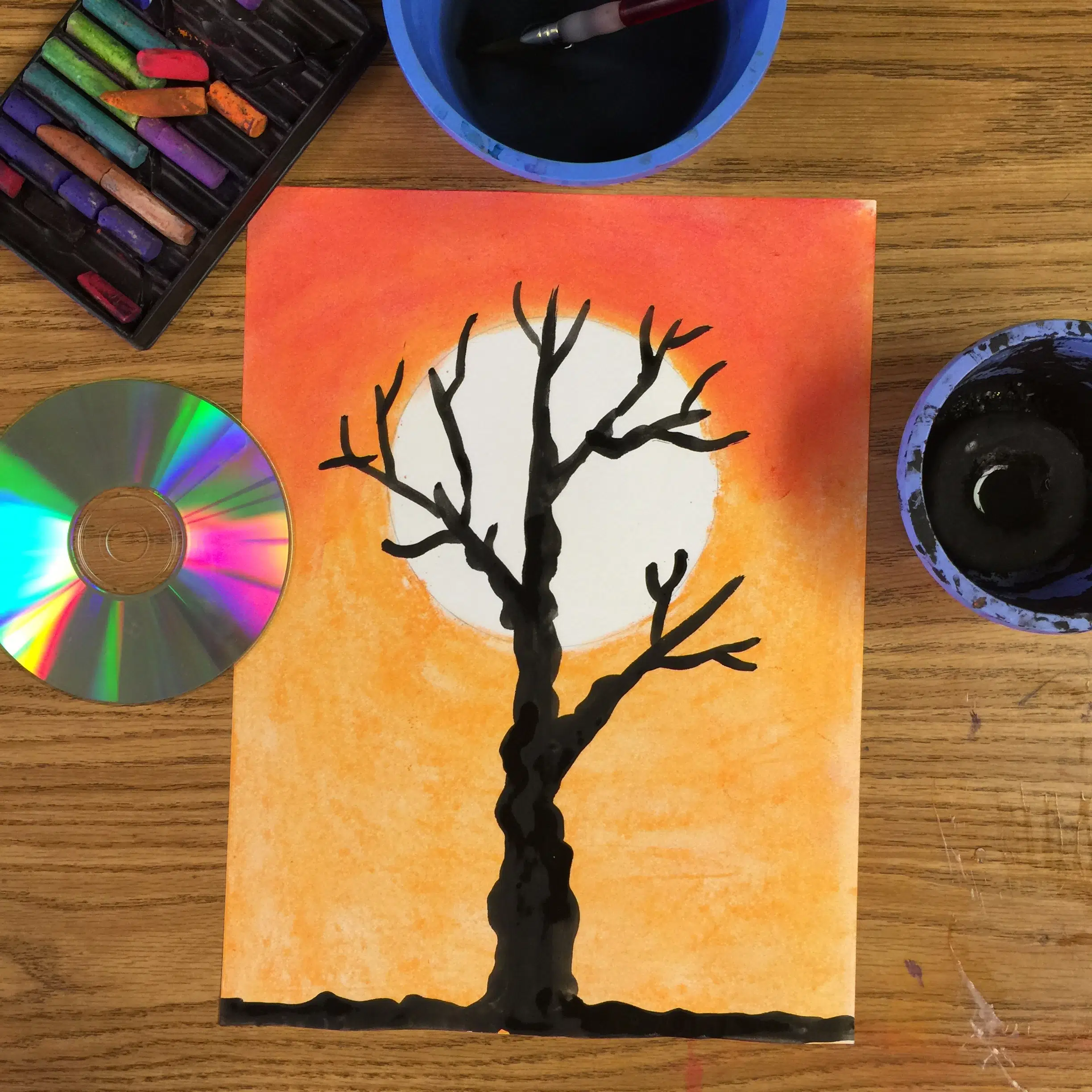 My first oil pastel drawing since middle school : r/Oilpastel