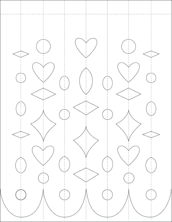 Papal Picado template — Activity Craft Holidays, Kids, Tips