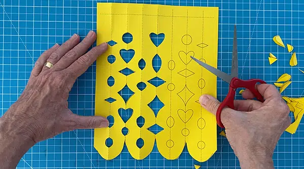 How To Make Papel Picado Tutorial Video Mexican Paper Cutting 7406