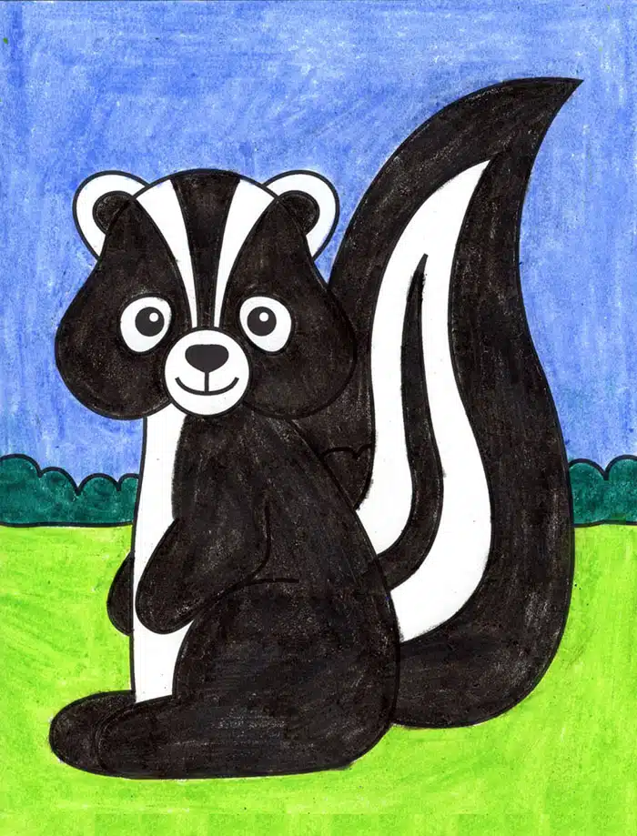 skunk coloring pages