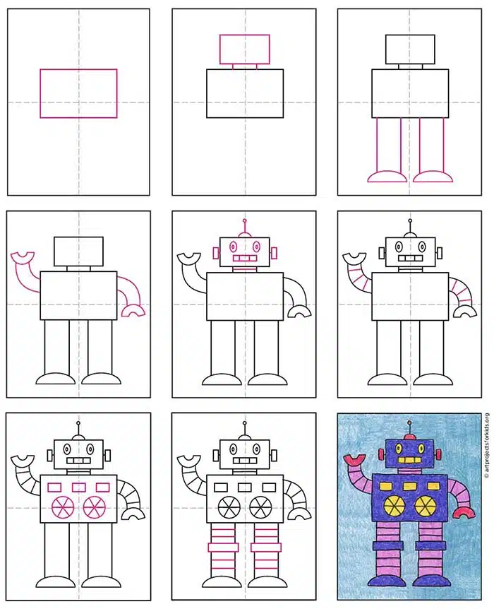 How will you draw your Robot?