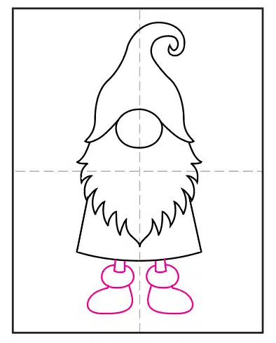 Easy How to Draw a Valentine Gnome Tutorial Video