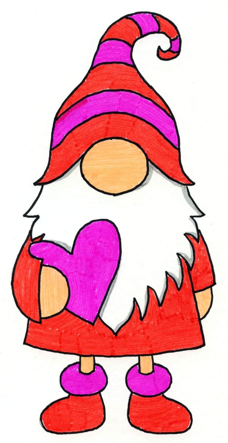 Draw-a-Valentine-Gnome