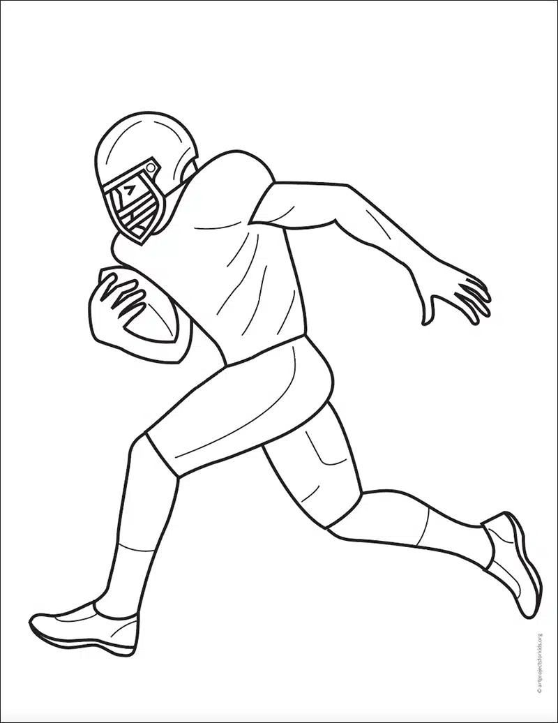 How to Draw a Superbowl Football - Easy Drawings - YouTube