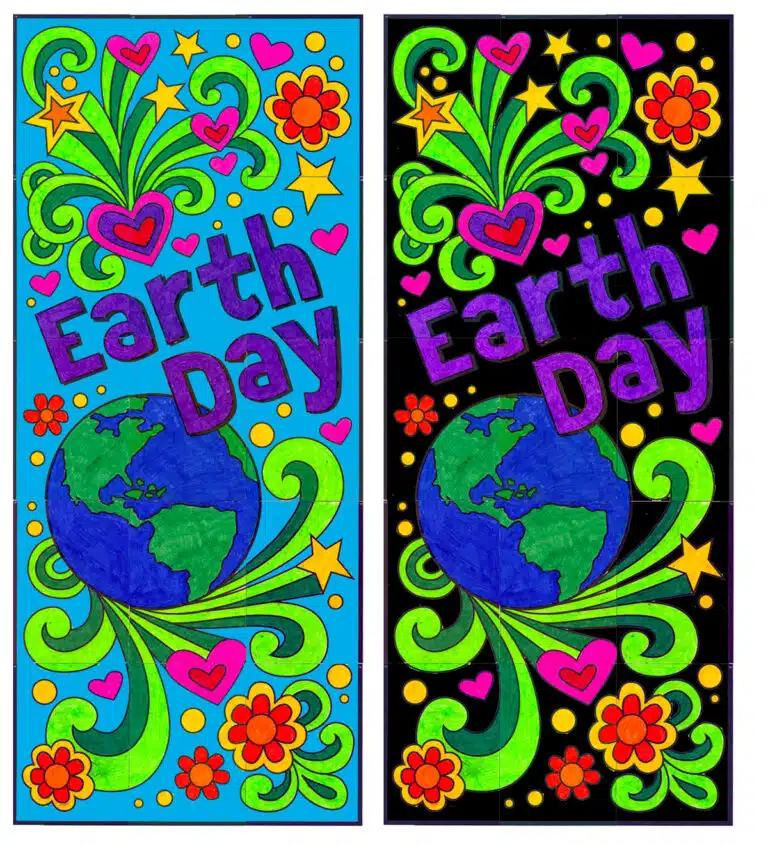 Doodle Earth Day Mural