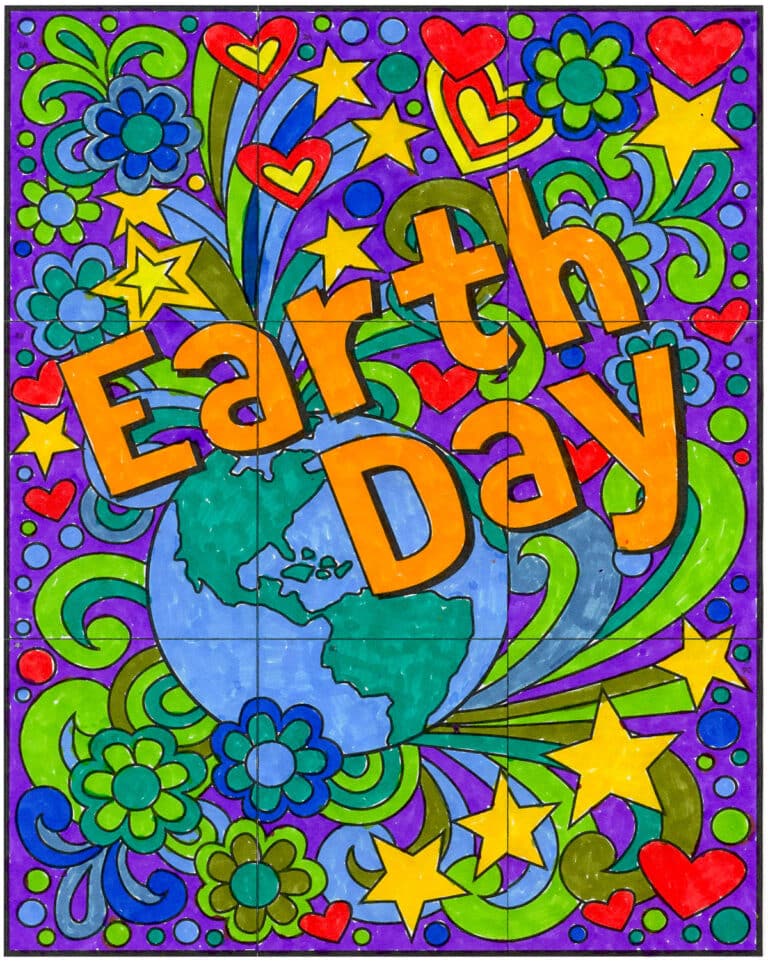 FREE! Mini Earth Day Mural