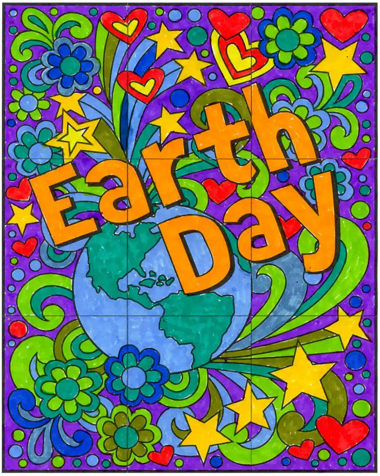FREE! Mini Earth Day Mural
