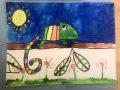 How to Draw a Chameleon: Easy Step-by-Step Art Lesson for Kids