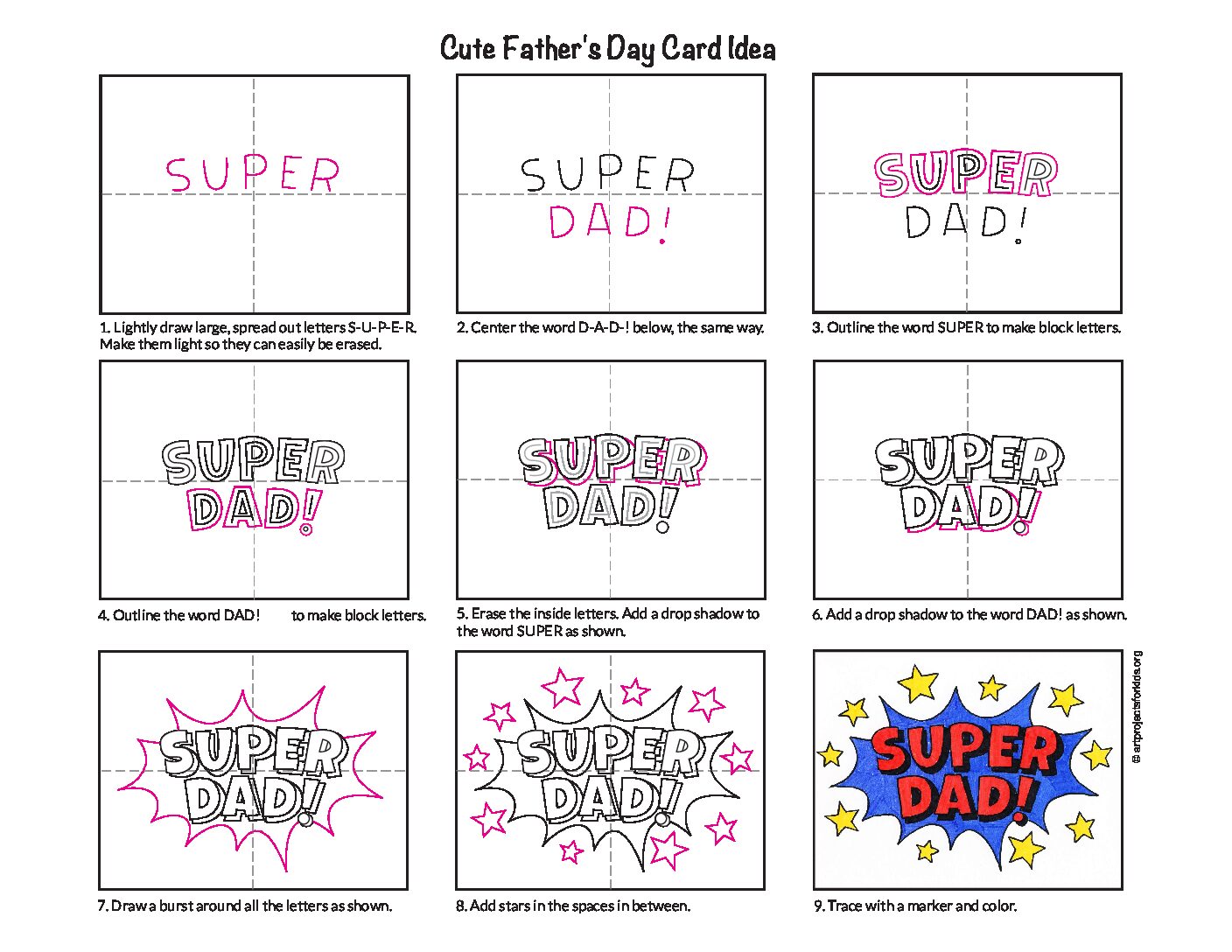 Cute Father’s Day Card Idea