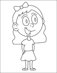 Self Portrait Tutorial Cartoon Easy Cartoon Self Portrait Tutorial Video & Cartoon Coloring Page
