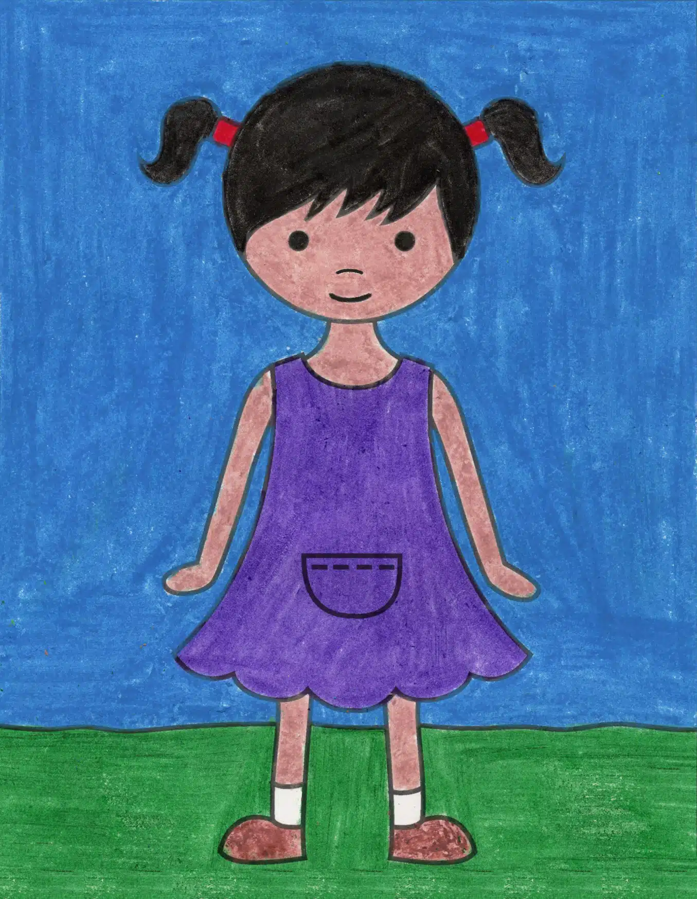 BBC - Blast Art & Design - Drawing of a Crying Girl-saigonsouth.com.vn