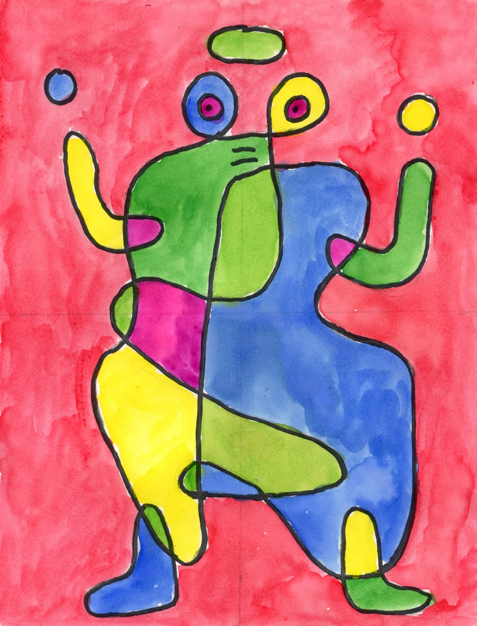 Paul Klee Inspired Art Project: Easy Step-by-Step Art Lesson for Kids