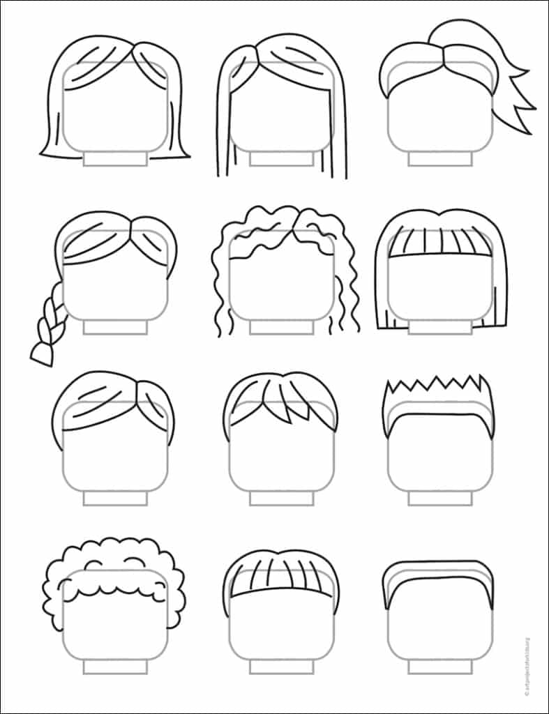 Lego Hair — Activity Craft Holidays, Kids, Tips