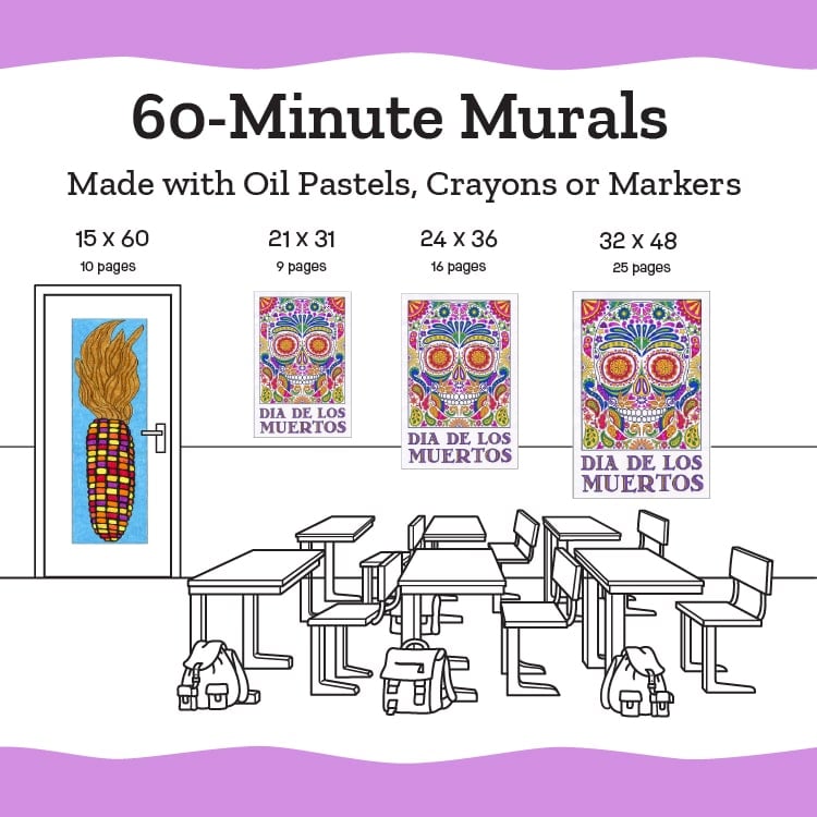 Fall Art Projects: 12 Open-and-Go Lessons + 4 Collaborative Murals - Image 3