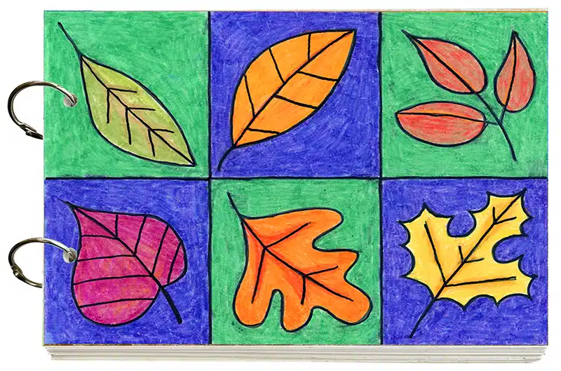 Leaves Art Journal rings 800.jpg — Kids, Activity Craft Holidays, Tips