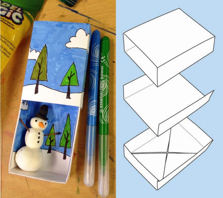 Easy Origami Projects for Kids: Matchbox Art