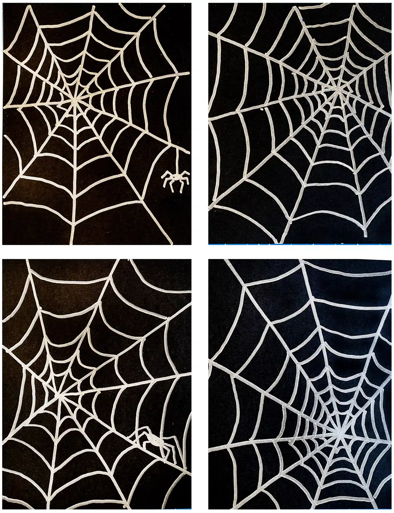 How to draw a Spider's Web for Halloween Real Easy 