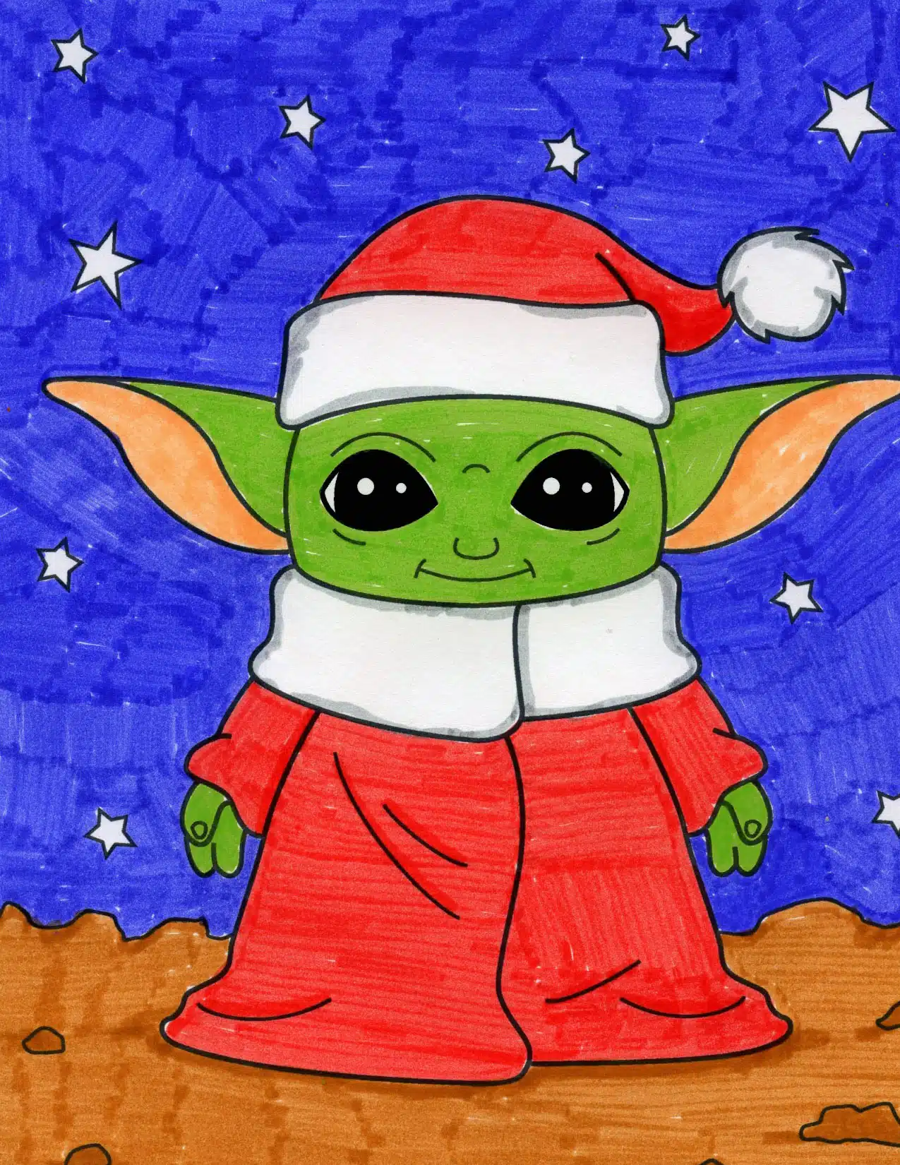 How to Draw Baby Yoda | Art Projects for Kids | Bloglovin'