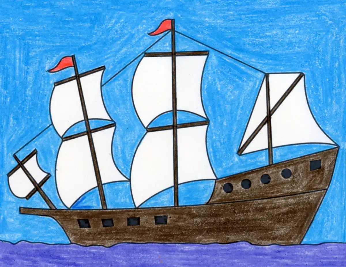 Ship Cartoon Drawing Images - Free Download on Freepik