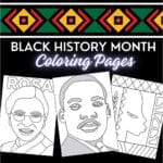 25+ Black History Month Coloring Pages (Free Printable Sheets!) · Art ...