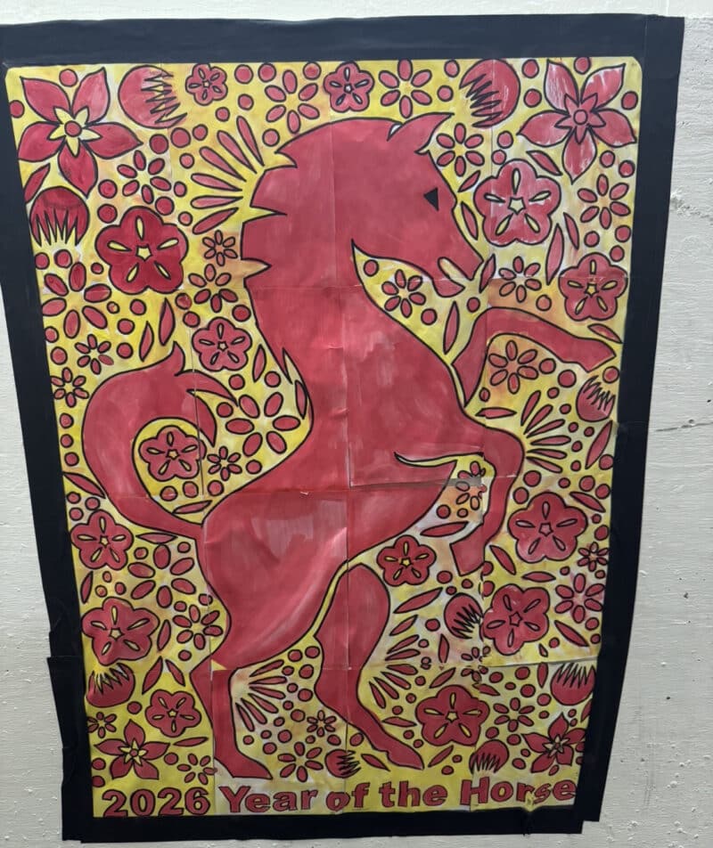 Lunar New Year 2026 Art Project: Year of the Horse Collaborative Mural - Image 4