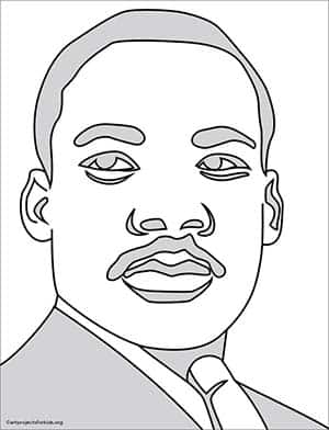 3 Martin Luther King Coloring Pages for MLK Day