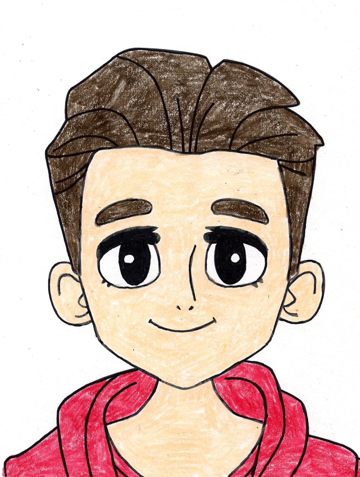 Easy Anime Character Drawing: Step-by-Step Lesson