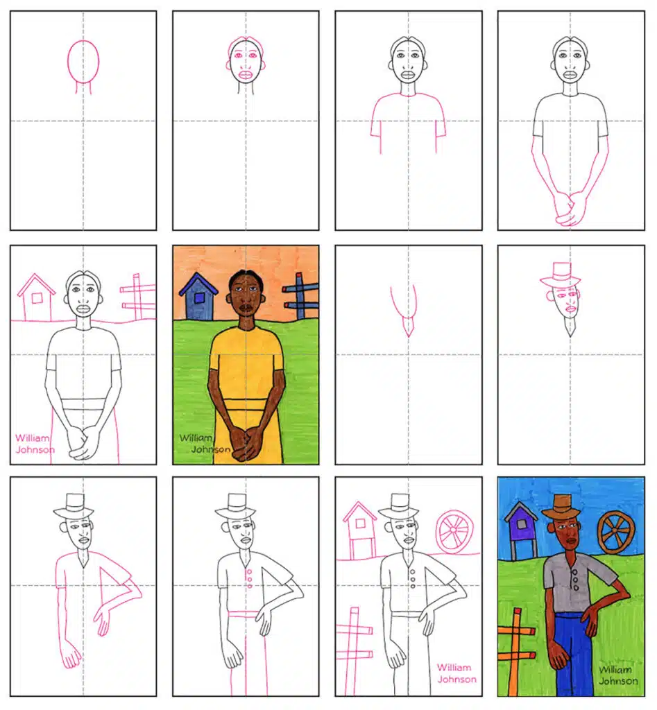 Black History Art Project diagram — Activity Craft Holidays, Kids, Tips
