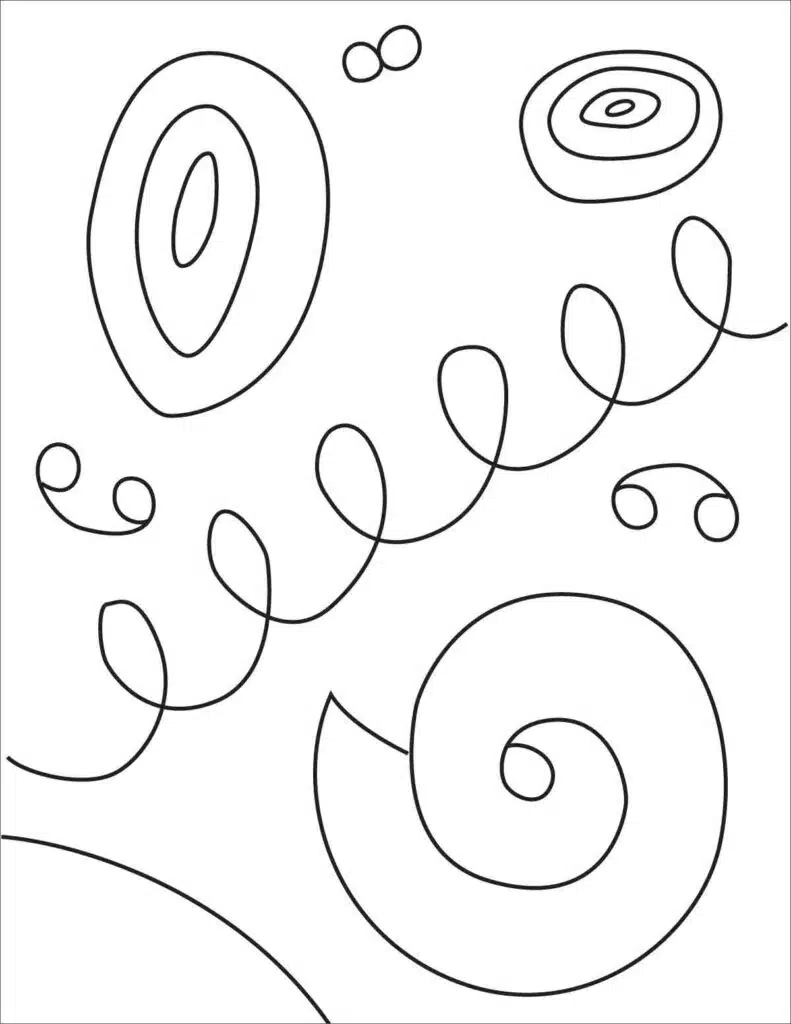 Hilma af Klint Art Project Coloring page, also available as a free download.