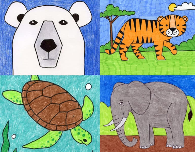How to Draw 12+ Endangered Animals