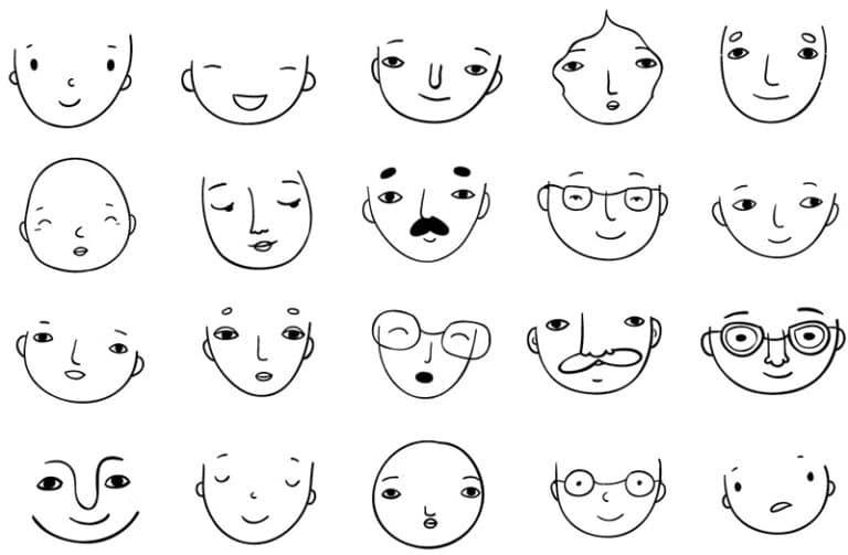 Easy How to Draw People as Cartoons