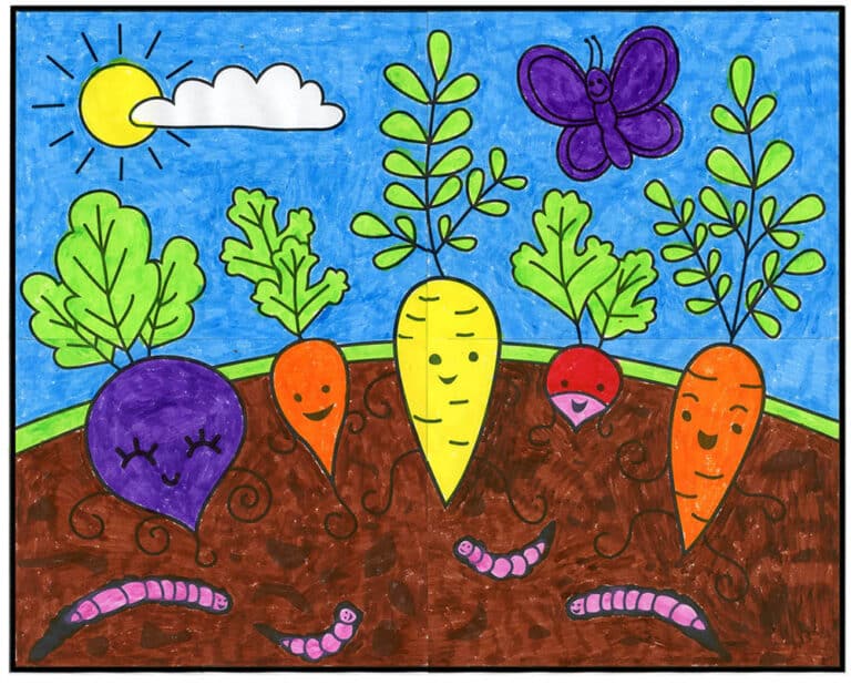 Happy Vegetable Mural