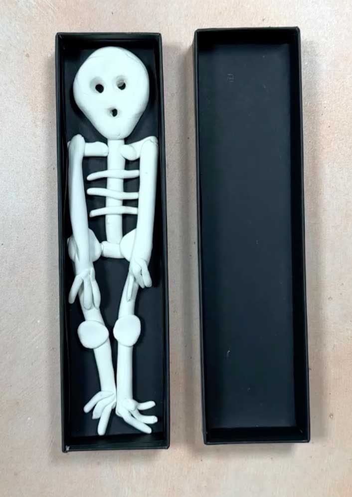 How to Make an Easy Skeleton Craft Project for Kids