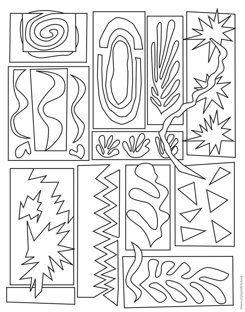 Matisse Coloring Pages