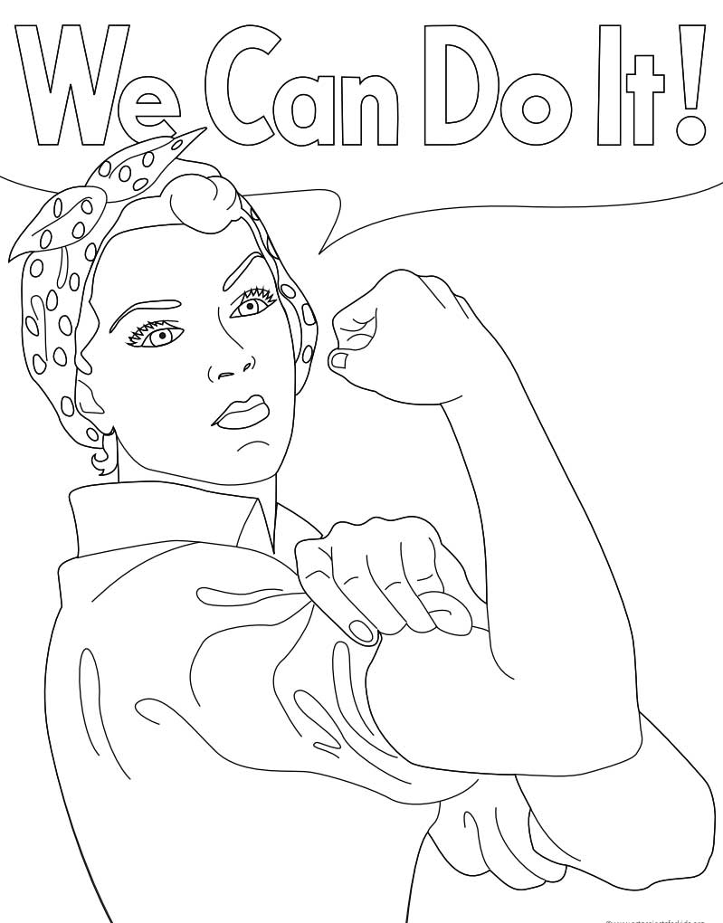 We Can Do It Coloring Page: Free Printable Sheets for Kids