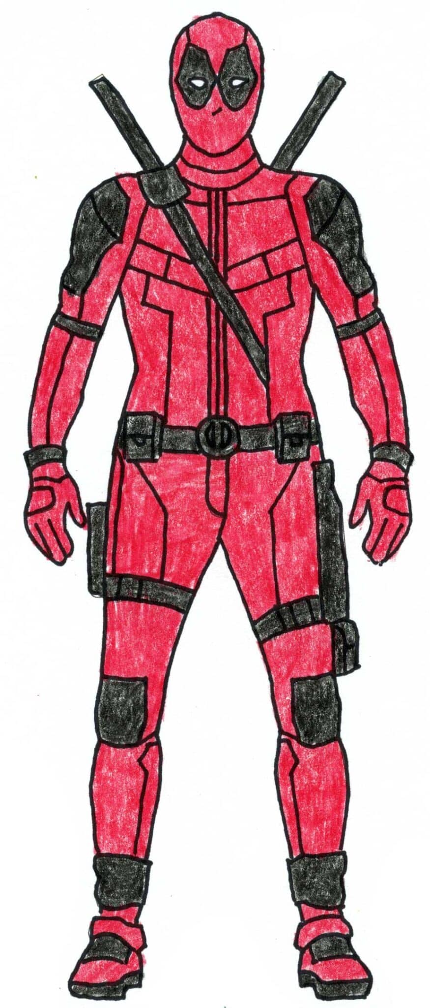 How to Draw Deadpool: Easy Step-by-Step Art Lesson for Kids