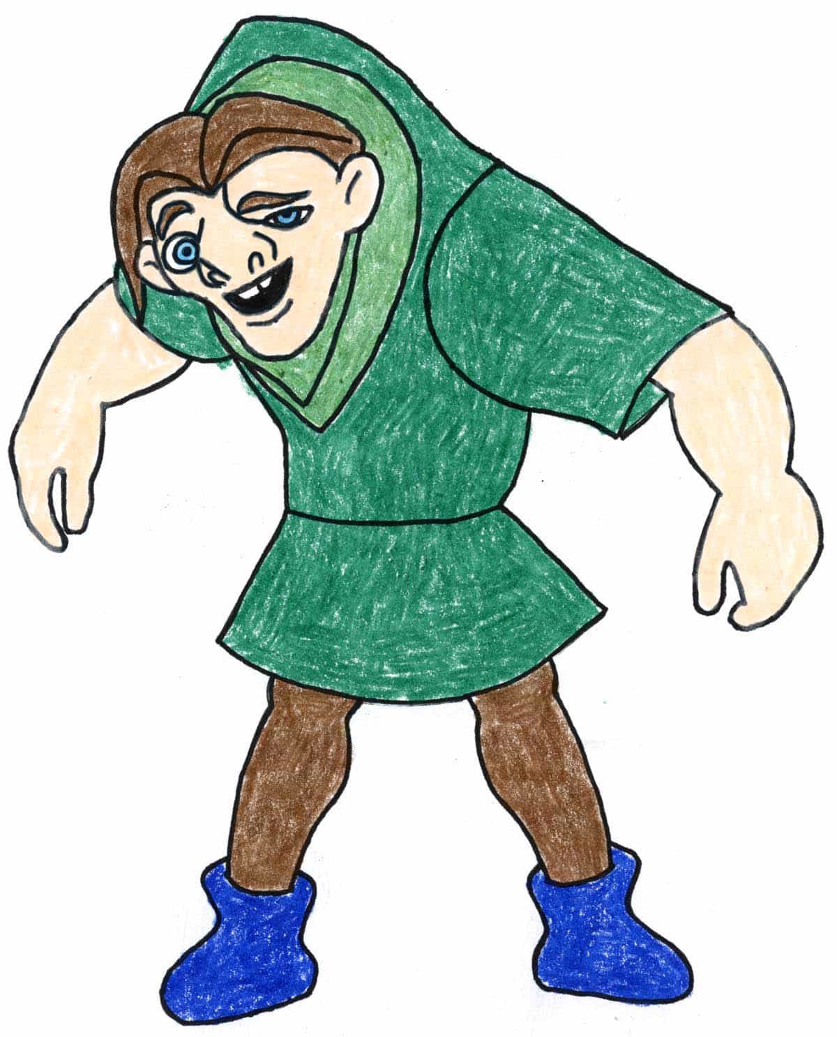 How to draw Quasimodo from The Hunchback of Notre Dame: Step-by-Step ...