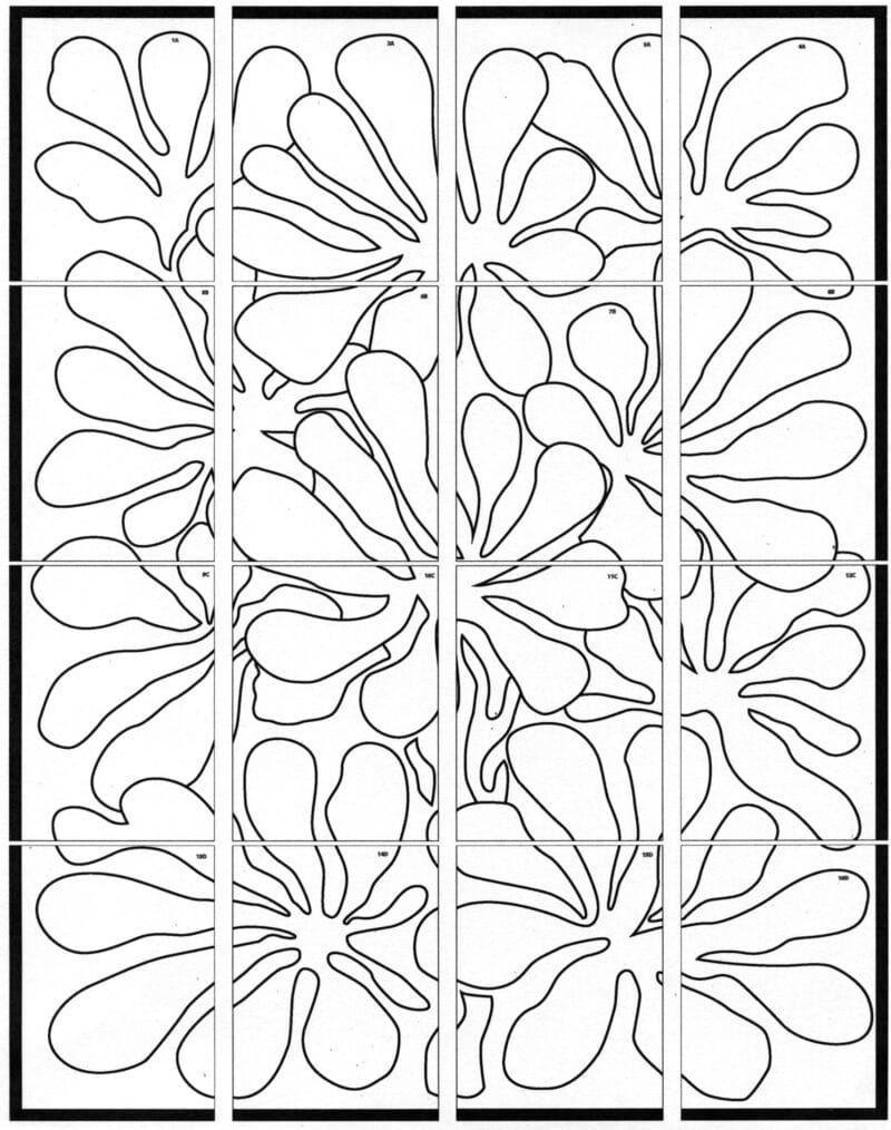 Henri Matisse Paper Flowers Collage Lesson: Collaborative Art Mural for Elementary - Image 3