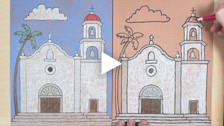 Mission Draw How to Draw a Mission: Easy Step-by-Step Art Lesson for Kids