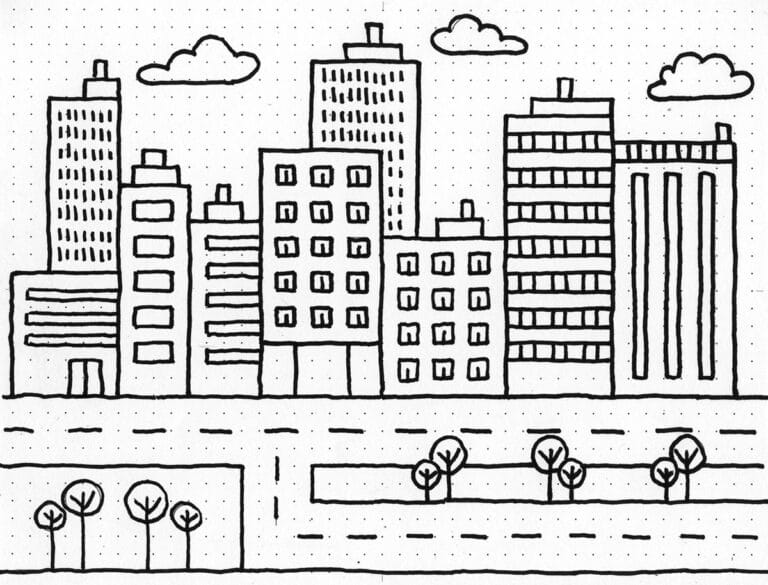 Draw Like Artist Stephen Wiltshire: Easy Cityscape for Kids