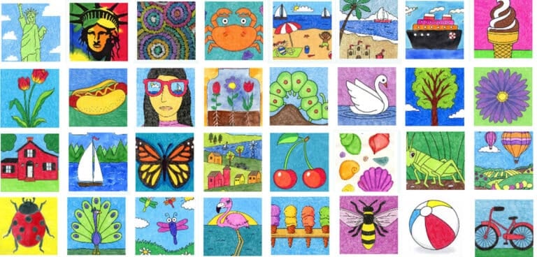 July Art Projects for Kids: Easy Summer Art Lessons
